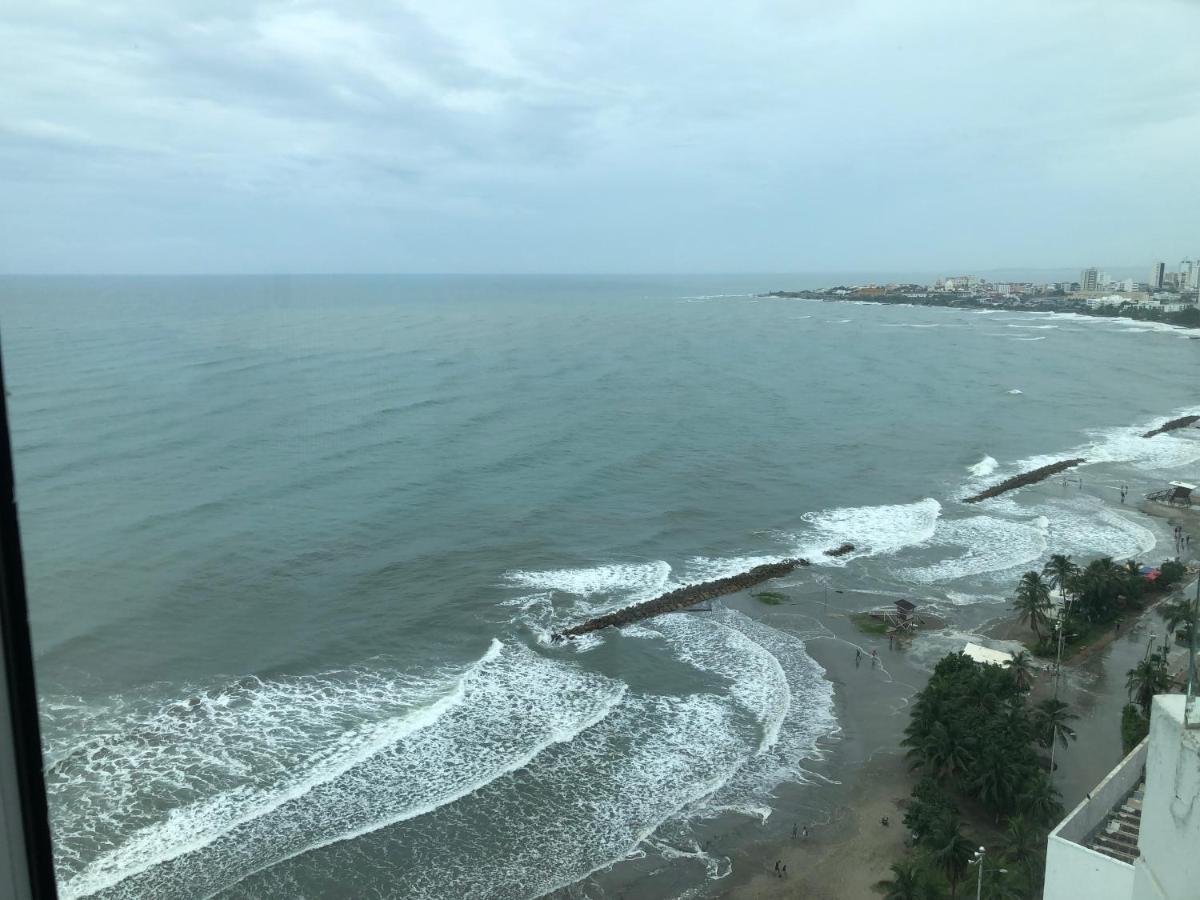Palmetto Eliptic Luxury Beachfront Apartment Bocagrande Cartagena Exteriör bild